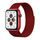 Magnetic Strap Armband für Apple Watch 7 (41mm), rot