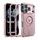 Dexnor MagSafe Case für iPhone 17 Pro / 18 Pro - 360° Kickstand mit Kameraschutz - Rosa