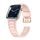 Strap Triple pánt Apple Watch SE / 8 / 7 / 6 / 5 / 4 / 3 / 2 / 1 (41/40/38mm), Rózsaszín