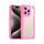 ArmorShield Hybrid Case, iPhone 15 Pro, ροζ