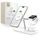 Tech-Protect QI15W-A45 caricatore wireless 3in1 MagSafe, bianco
