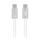 Cablu Forcell F-Energy USB-C - USB-C, QC4.0, PD, 3A, 60W, 1,2 m, alb