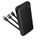 Borofone BJ79 CleverPower Bank 10 000 mAh с USB-C и Lightning кабели, черна