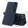 Eco Leather View Case Schutzhülle für Samsung Galaxy A27 5G - Kunstleder Flip Case mit Standfunktion - Blau