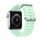 Silikonski pašček, Apple Watch 42 / 44 / 45 / 49 mm, dizajn 1, mint