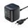 Acefast Desktop Ladestation Z10 für Laptop, Tablet, Smartphone - 3× USB-C, USB-A, GaN PD 100W, ausziehbares USB-C Kabel - Schwarz