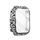 JP Watch Case Motiv, Apple Watch 7 / 8 / 9, 41 mm, Leopard schwarz-weiß