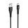 Cablu Forcell F-Energy USB A - USB-C, QC4.0, 3A, 66W, 1 m, negru