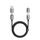 Mcdodo 4-in-1 Magnetisches Datenkabel Extreme Energy (CA-6560) - USB-C / USB-A auf USB-C / Lightning - 60 W - 1,2 m - Schwarz