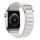Najlonski pašček, Apple Watch 42/44/45/49mm, Design 2, bel