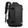 JP Rucksack B08 - 50x30x20 cm - Alltagsrucksack mit verstellbaren Schultergurten - Schwarz