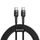 Baseus Cafule Kabel, USB-C, schwarz und grau, 2 m (CATKLF-HG1)