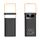Powerbanka 80 000 mAh 120W PD + QC 4 USB + 2 kabeļi LED apgaismojums – melna