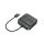 Hoco adapter HUB 4 u 1 USB na 3x USB3.0 + RJ45, Gigabit Ethernet, 1,2 m, crni (HB35)