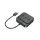 Hoco HUB 4v1 USB do 3x USB3.0 + RJ45, Gigabit Ethernet, 1,2 m, črna (HB35)