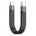 Alogy kabel USB-C - USB-C, 13,7cm, crni