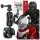 Motoros sportkamera tartó 360°, fekete