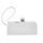 Powerbanka PlugOn Lightning s USB-C kabelem, 5000 mAh, QC, bílá