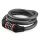 Rockbros RKS507-1BK Zámok na bicykel, 1,8 m, čierny