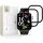 Tech-Protect Glass Flex+ für Xiaomi Redmi Watch 6 - Hybrides Displayschutzglas - 0,28 mm - Schwarz - 2 Stück