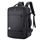 JP Rucksack B09 - Multifunktionaler Tagesrucksack 45x31x22-26 cm - Schwarz