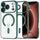 iPhone 17 Pro Max / 18 Pro Max ümbris – Techsuit Luxury Crystal MagSafe – tumeroheline