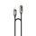 Yesido USB-C – Lightning laidas, 27 W, 3 A, 1,2 m – juoda