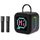 Blavec WS-09 Bærbar karaoke sæt med 2 mikrofoner, 10 W, sort
