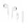 Ακουστικά Forcell HR-ME25 με υποδοχή Lightning, λευκά