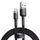 JP nylonowy kabel USB do USB-C, 1 metr, czarny