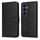 Magnet Schutzhülle für Samsung Galaxy S26 FE - Elegantes Leder Case mit Magnetverschluss - Schwarz