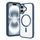 JP MagFit Clear MagSafe obal s N52 magnetom, iPhone 16, modrý