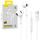 Blavec BHS-02 Bedrade Oordopjes met Microfoon USB-C (DAC) - Wit