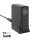 FIXED GaN dokkoló töltőállomás kijelzővel, 4x USB-C + USB, PD 3.2, 140W, fekete