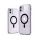 iPhone 11 skaidrus dėklas – ER Case Ice Snap Black Edition MagSafe – skaidri