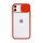 Obal s ochrannou šošovky, iPhone 7 Plus / 8 Plus, červený