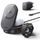 Lisen W121 3in1 Wireless Ladestation für iPhone, Apple Watch & AirPods - 45W, MagSafe 25W, Qi2.2 - Schwarz