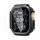 Spigen Rugged Armor + ochranná fólie na displej, Apple Watch Ultra / Ultra 2 / Ultra 3, černé