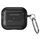 Techsuit CarbonFiber Hoesje voor AirPods Pro 3 - TPU met Karabijnhaak - Zwart