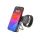 FIXED MagZen 5 Stand powerbank MagSafe támogatással, Apple Watch töltéssel és állvánnyal, 5 000 mAh, szürke