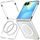 Samsung Galaxy Z Flip 8 ümbris – Spigen AirSkin MagSafe – läbipaistev / valge
