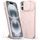 Suritch MagSafe Kickstand Camprotector Husă pentru iPhone 16 Plus, roz