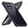 Techsuit Shockproof prozirna maska, Xiaomi 17T Pro, dimno crna
