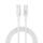 Καλώδιο USB-C - USB-C, PD 100W, 1m, λευκό