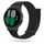 Tech-Protect Nylon szíj Samsung Galaxy Watch 4 40 / 42 / 44 / 46 mm órához, fekete színű