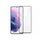 5D Edzett üveg a Samsung Galaxy S21 telefonhoz, fekete