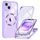 Techsuit MagSafe ColorVerse 360, iPhone 14, fioletowy
