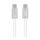 Cablu Forcell F-Energy USB-C - USB-C, QC4.0, PD, 5A, 100W, 1,2 m, alb