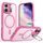 Θήκη ESR Classic Hybrid HaloLock Kickstand, iPhone 17, frosted pink