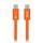 Cablu Forcell F-Energy USB-C - USB-C, QC4.0, PD, 5A, 100W, 1,2 m, portocaliu